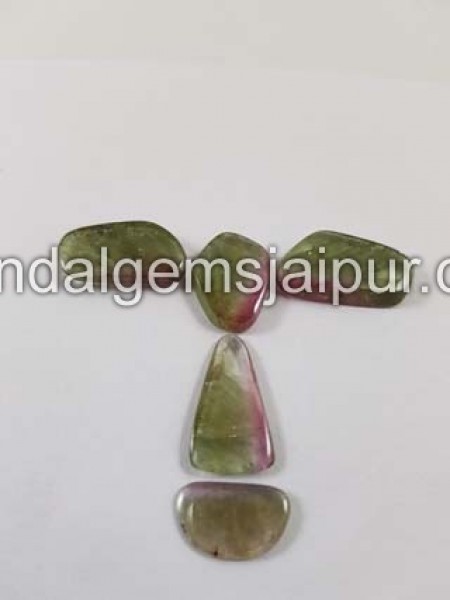 Watermelon Tourmaline Smooth Slices